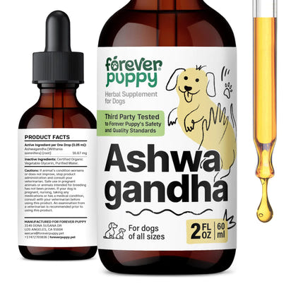 Forever Puppy Ashwagandha – Calming & Stress Relief Chews for Dogs